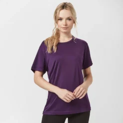 Womens' Short-sleeve Thermal Crew Neck T-shirt