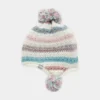 Kids Knitted Pom Hat Multi