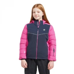 Dare 2b Kids' Cheerful Recycled Waterproof Insulated Ski Jacket -Fashion Shop go 498427 z