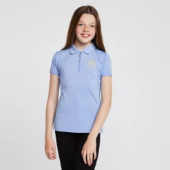 Childs Parsons Tech Polo Shirt Sky Blue