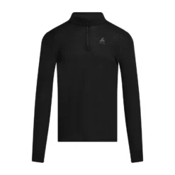 Odlo Men's Eco Active Warm Long Sleeve Half Zip Baselayer Top -Fashion Shop go 576352 u