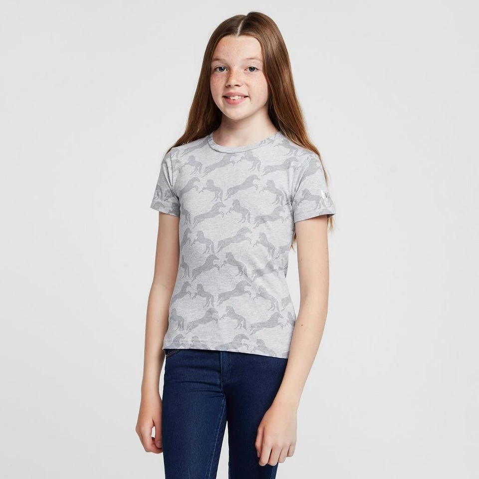 Childs Organic Micky Printed Cotton T-Shirt Ash Grey 1 Childs Organic Micky Printed Cotton T-Shirt Ash Grey