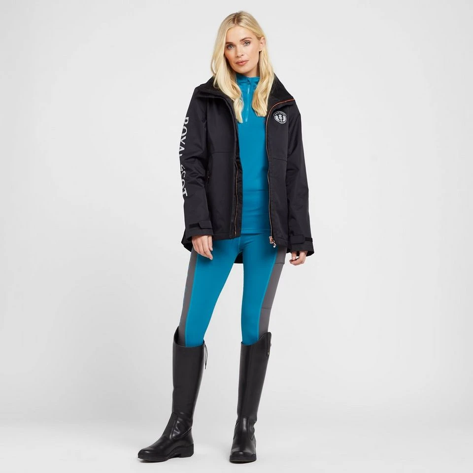 Womens Waterproof Riding Jacket Black 3 Womens Waterproof Riding Jacket Black - Image 3
