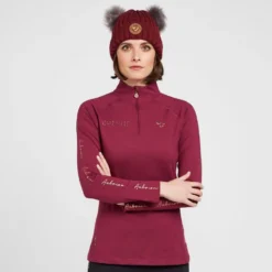 Women's Team Long Sleeve Base Layer In Mulberry