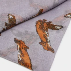 Platinum Womens Blaze Viscose Scarf Purple Fox -Fashion Shop go 618458 c