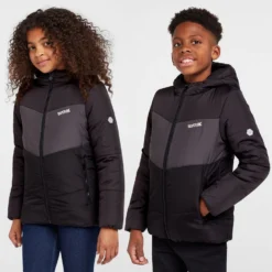 Regatta Kids' Lofthouse VI Insulated Jacket Ash Dark Grey Black